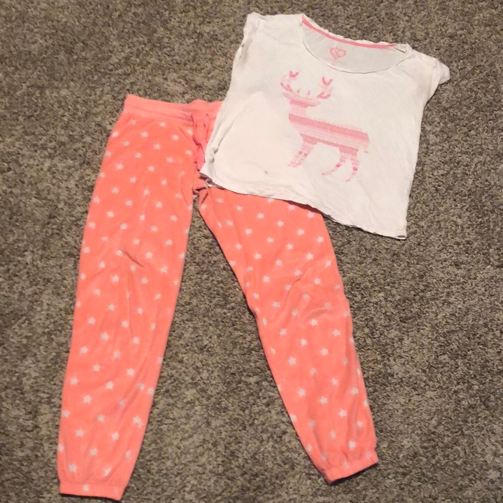 Capri and t-shirt pj set